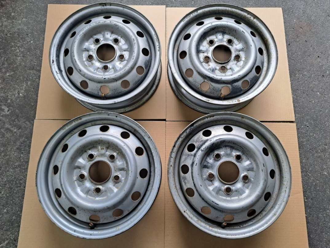4本】 マツダ ボンゴ 純正 スチールホイール 14インチ×4.5J +50 