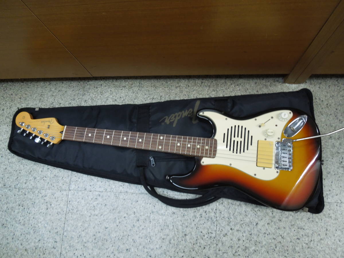 Fender Japan ST-CHAMP 前期型サンバーストアンプ内蔵ギター Fender