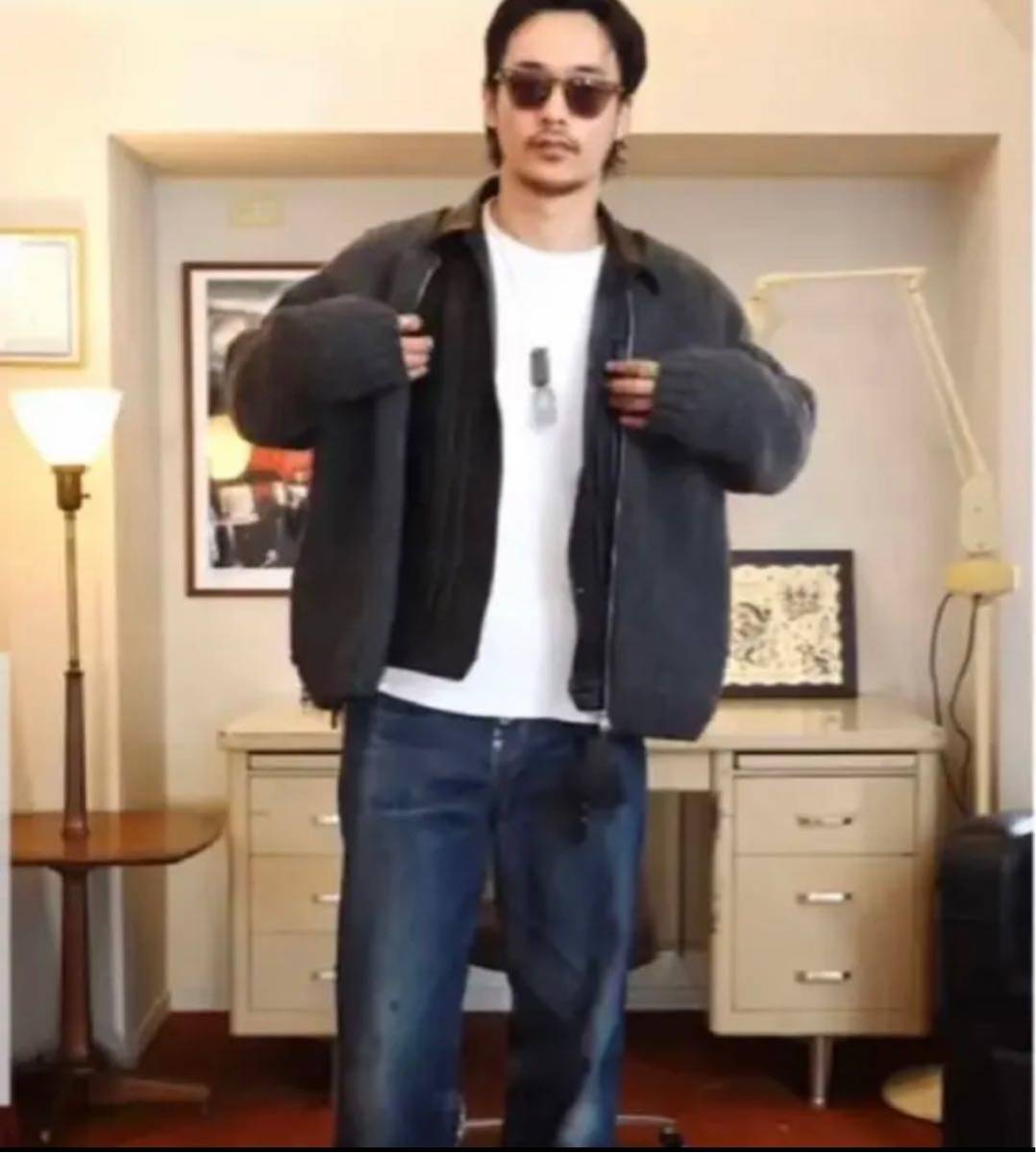 OLD JOE(オールドジョー) -TWEEDY YARN ZIP SWEATER(MINK) OLD JOE