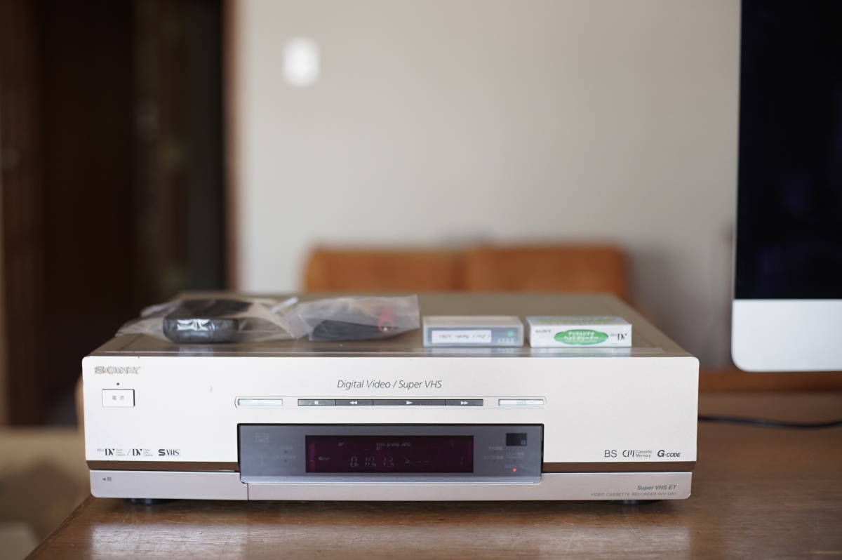 動作保証あり SONY WV-DR7 Wビデオデッキ WV-DR9兄弟機(S-VHSビデオ