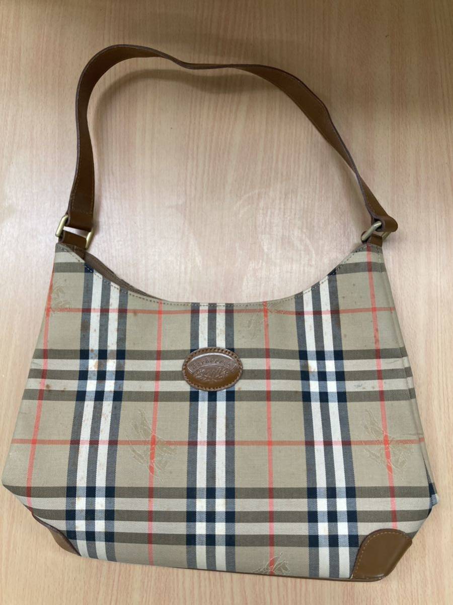 ☆Burberrys バーバリー Burberry ワンショルダーバッグ ノバチェック チェック柄 バーバリーズ