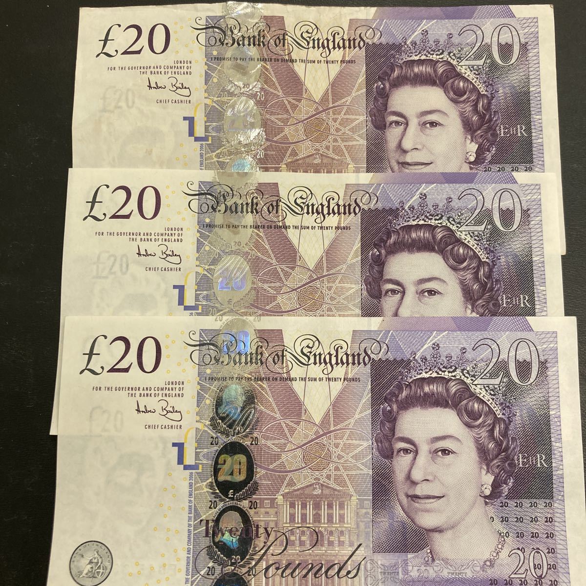 赤字超特価，100%新品 英国 イギリス ポンド 旧紙幣＋硬貨 120ポンド