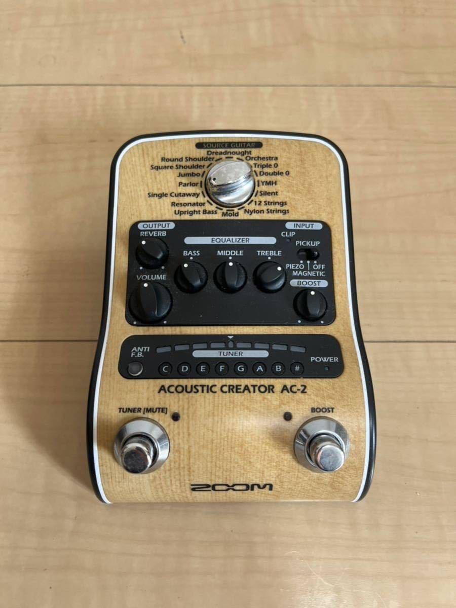 大人気，定番 ZOOM AC-2 Acoustic Creator(エフェクター)｜売買されたオークション情報、yahooの商品情報をアーカイブ公開 - オークファン エフェクター