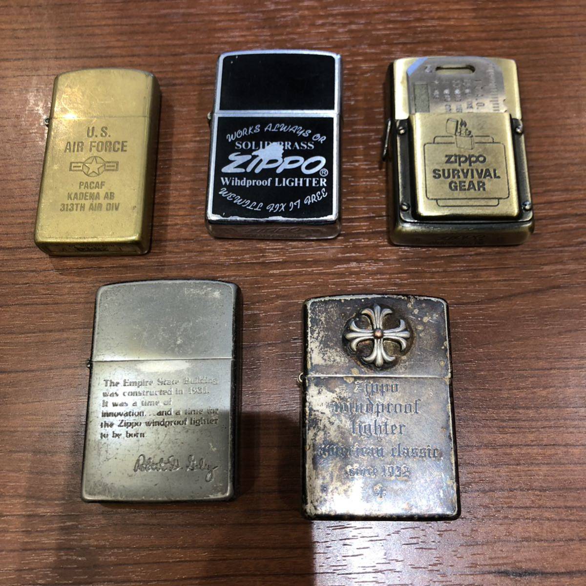 ★1円スタート ZIPPO ジッポー ジッポライター オイルライター ビンテージ ジャンク 喫煙グッズ コレクション 着火未確認 中古 CD0