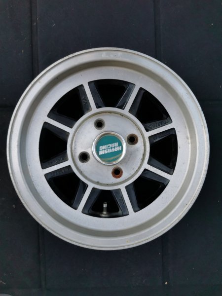 ハヤシレーシング ストリートWL 14 × 6.0 +7 4H⁄114.3 4本セット 中古