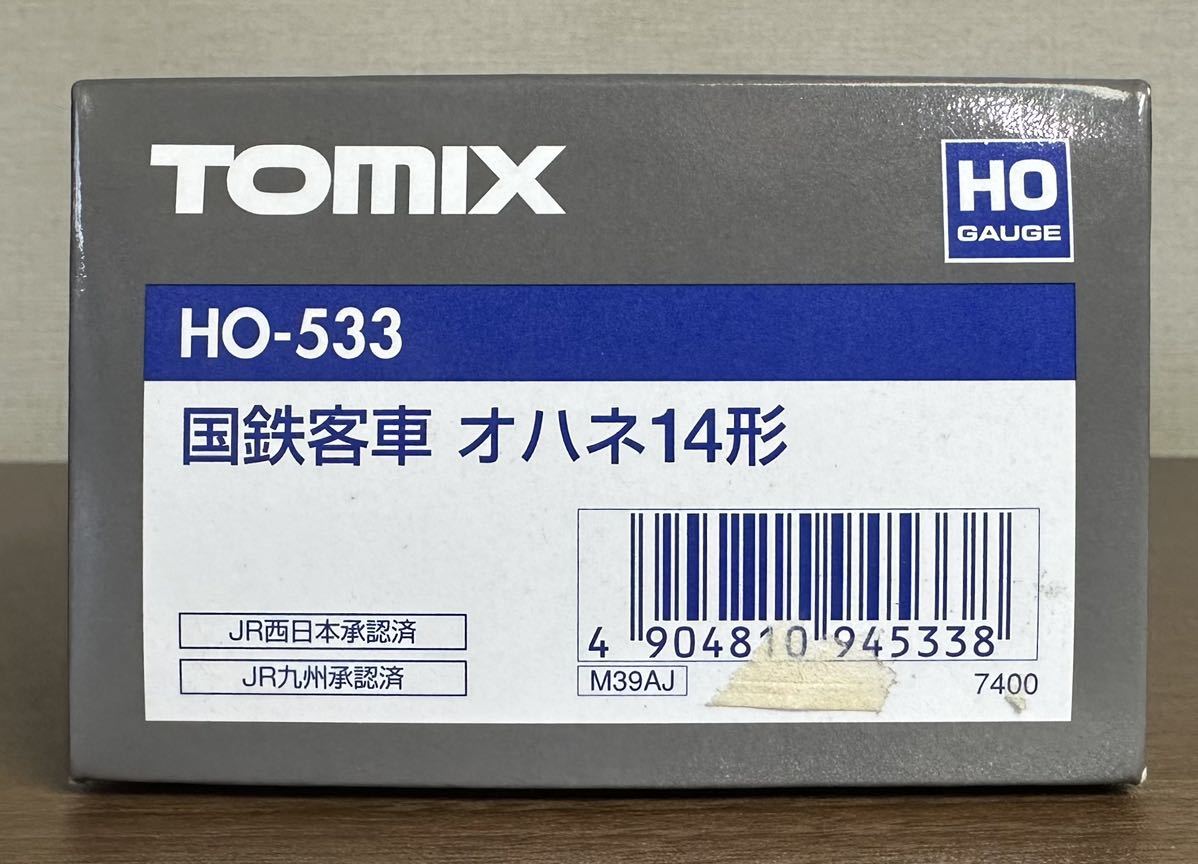 TOMIX HO-533 国鉄客車 14系 オハネ14形 オハネ14形 TOMIX HO-533 「