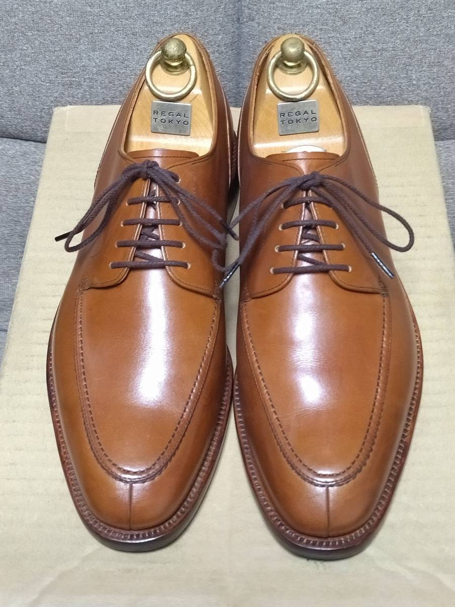 ■SCOTCH GRAIN スコッチグレイン 匠 Uチップシューズ H-0521 茶系 25.5cm 送料無料