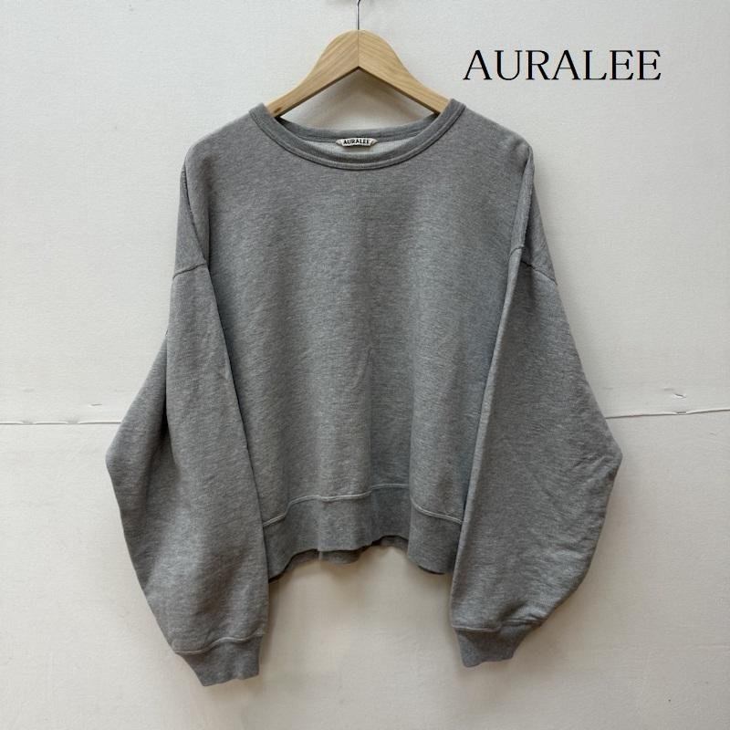 オーラリー SUPER SOFT SWEAT BIG P/O スウェット ビッグ プルオーバー トレーナー トレーナー 1 灰 / グレー