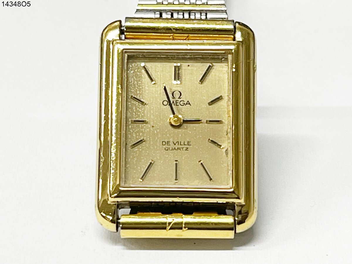 レディース腕時計【OMEGAクォーツ・デビル】不動品、ジャンク扱い