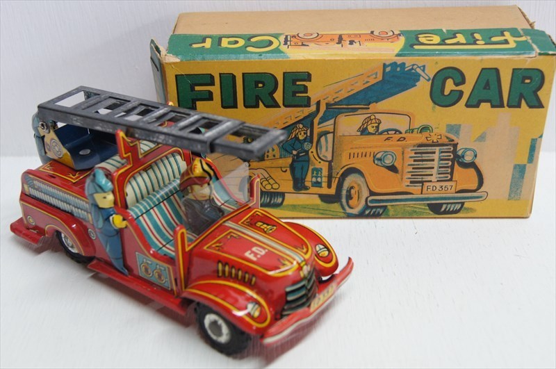 Friction Powered Fire Engineウサギヤブリキフリクショ Friction Fire Engineウサギヤブリキフリクショ Powered 往□昭和