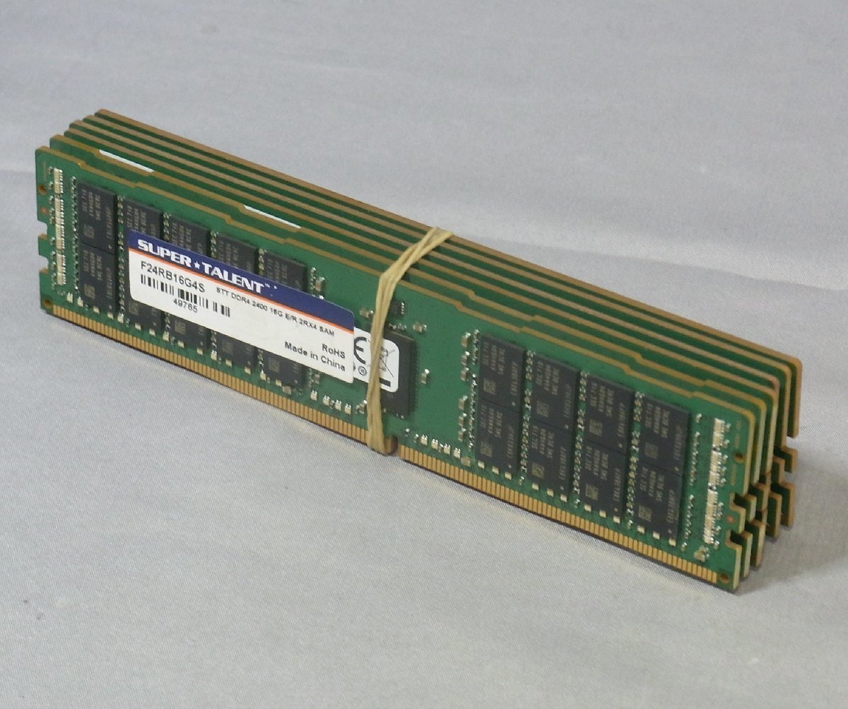 B36840 O-10067 PC4-2400 E/R DDR4 ECC Registeredメモリー 16GB 6枚セット ジャンク