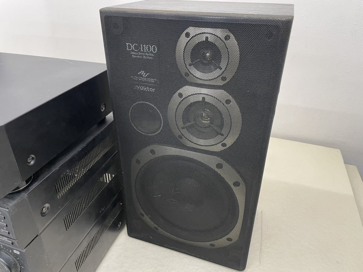 通電確認済】Victor ビクター システムコンポ DC-1100 SP-E1100S DR
