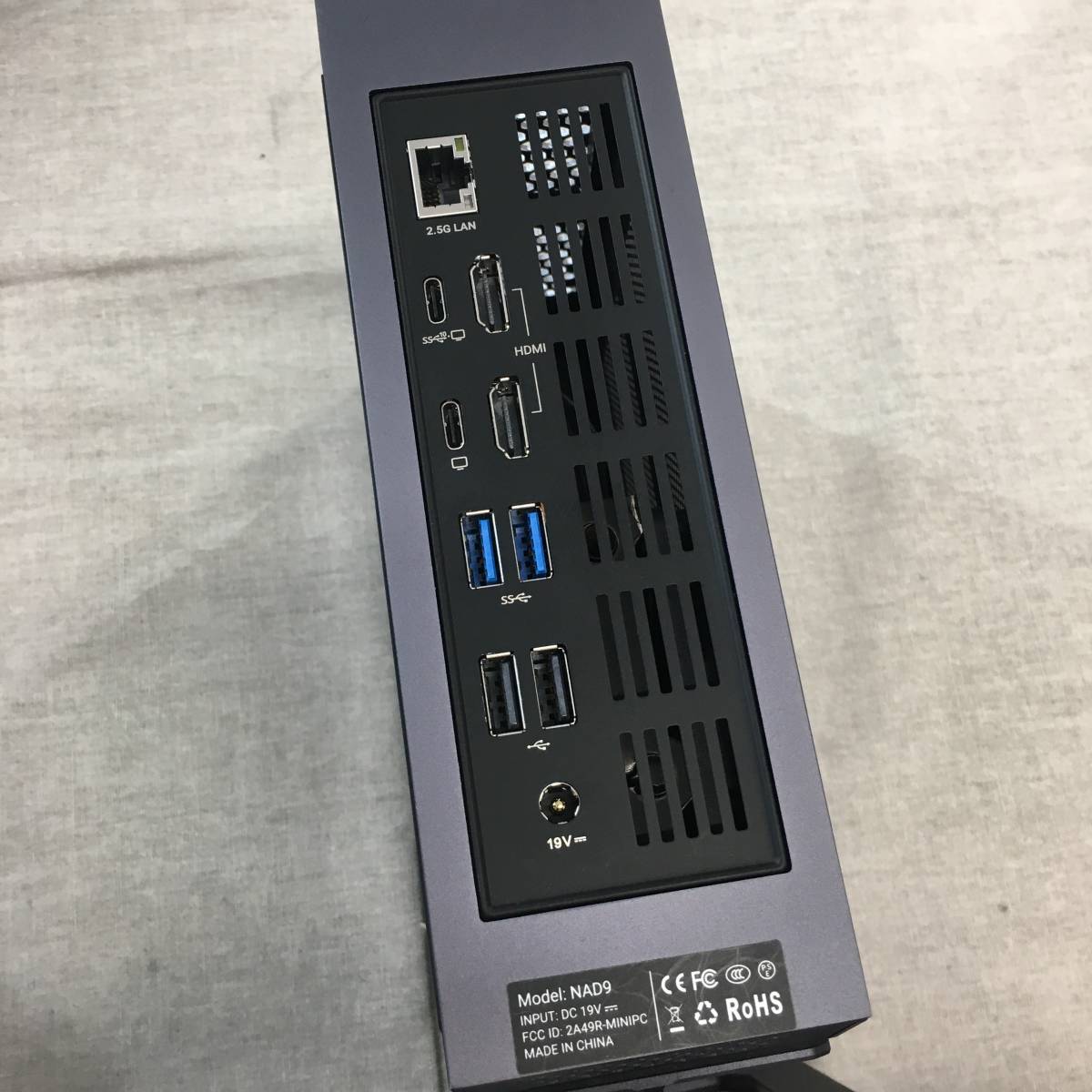 ジャンク品 MINISFORUM Neptune Series NAD9 Mini PC インテルCore i9
