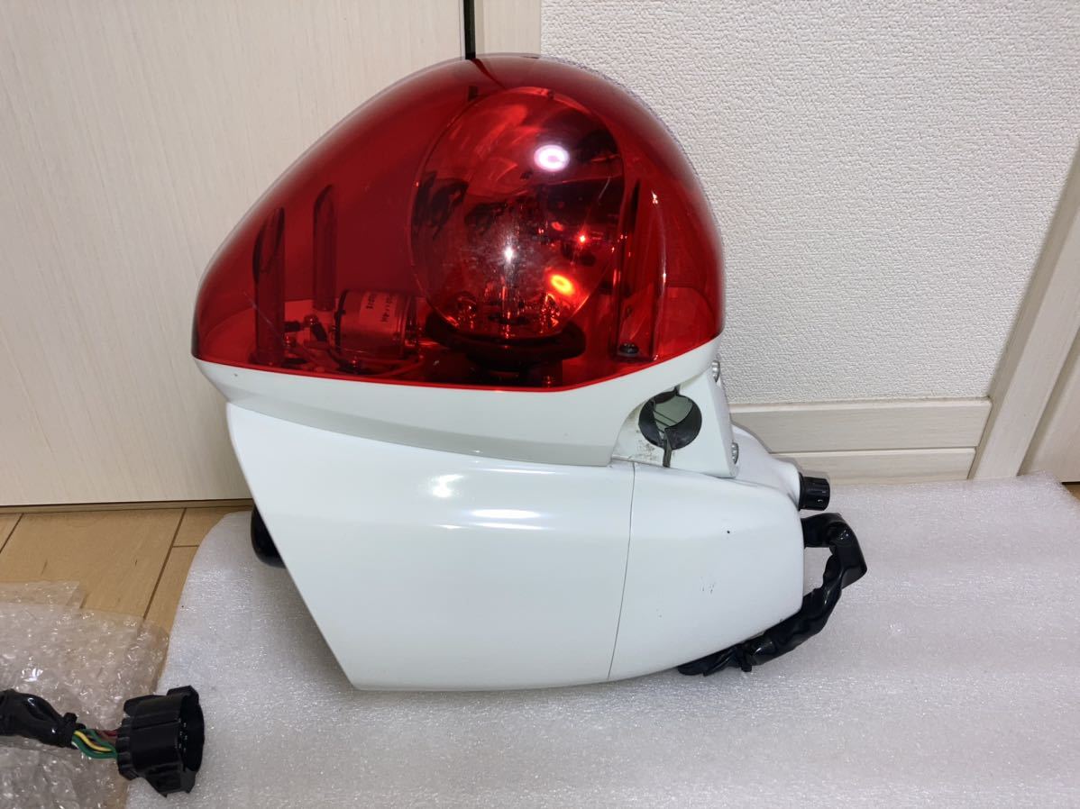 白バイ ホンダ純正 サイレン マイクロフォン サイレンアンプ 左右 