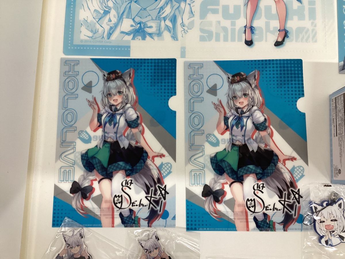 現状】キャラ分け Vtuber ホロライブ 白上フブキ クリアファイル 