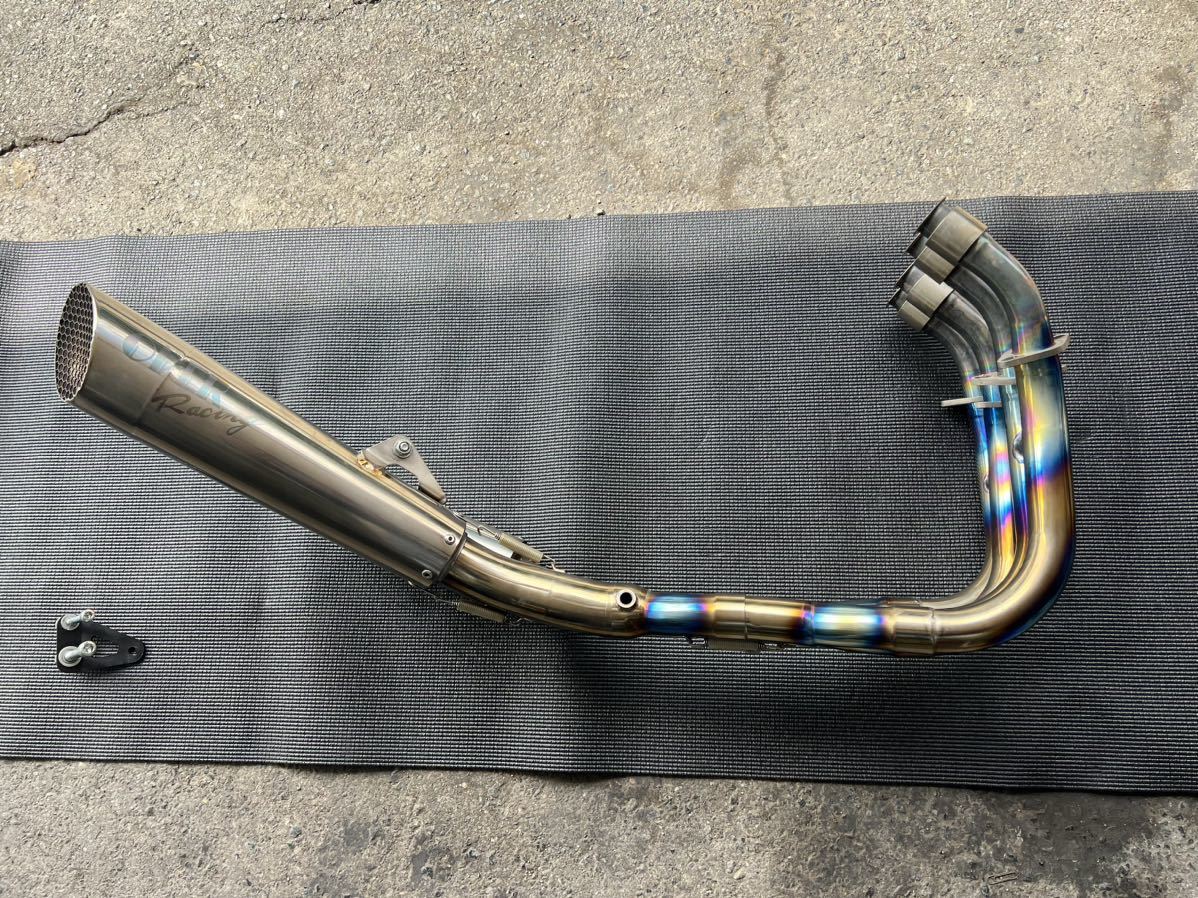 639】中古品：オーバーレーシング フルチタン メガホン 4-2-1 ZX-25R