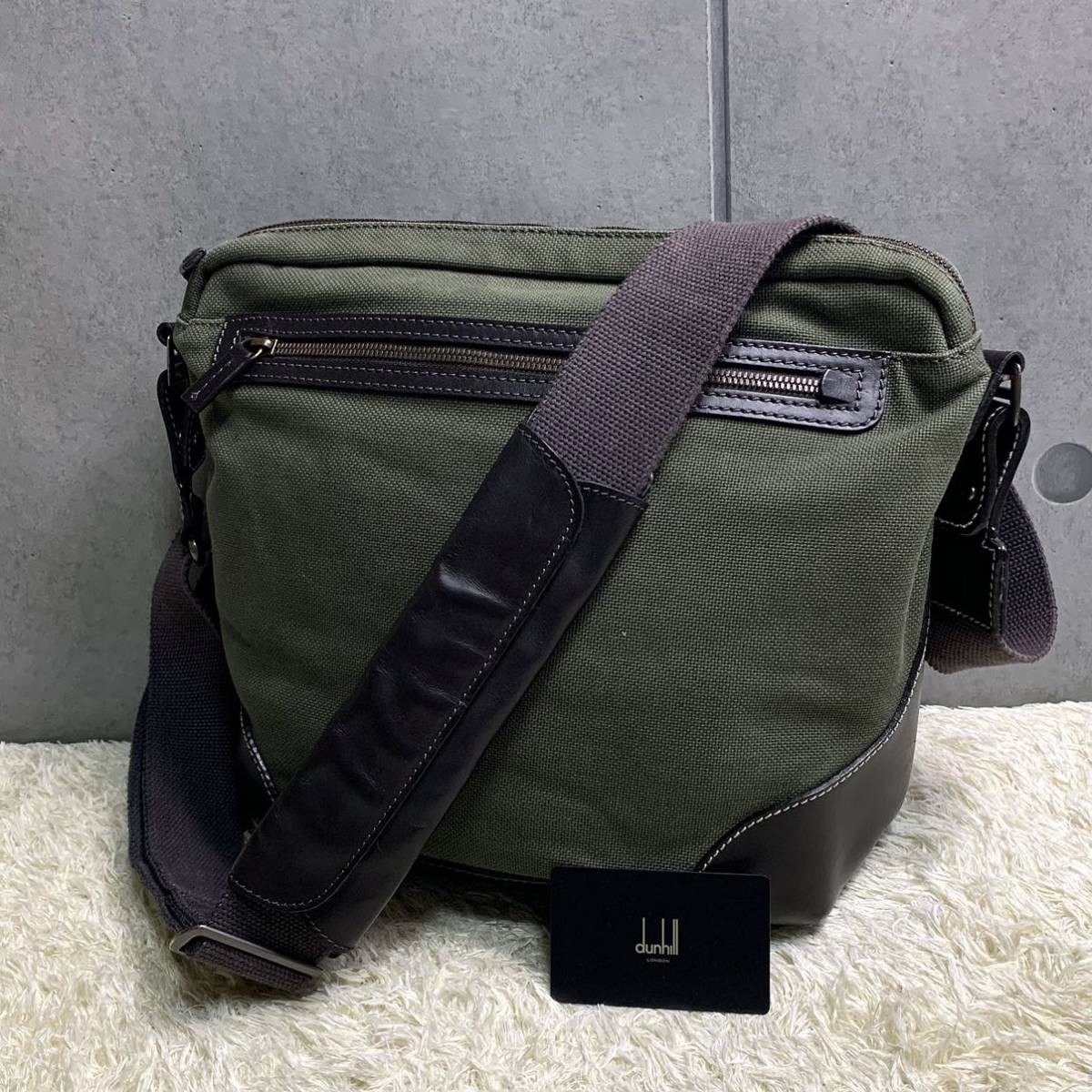 1円 極希少 ダンヒル dunhill メンズ ショルダーバッグ ボディ 