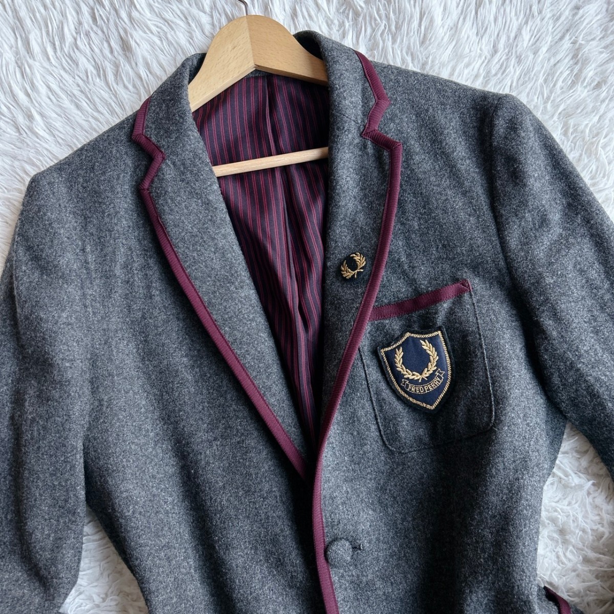 抜群の存在感】FRED PERRY フレッドペリー テーラードジャケット