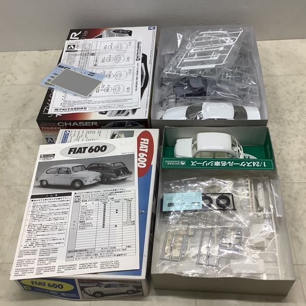 1円〜 ハセガワ 等 1/24 ニッサン サニートラック GB120 ロングボデー デラックス 前期型 フィアット600 他 ハセガワ 1&frasl;24 ニッサン