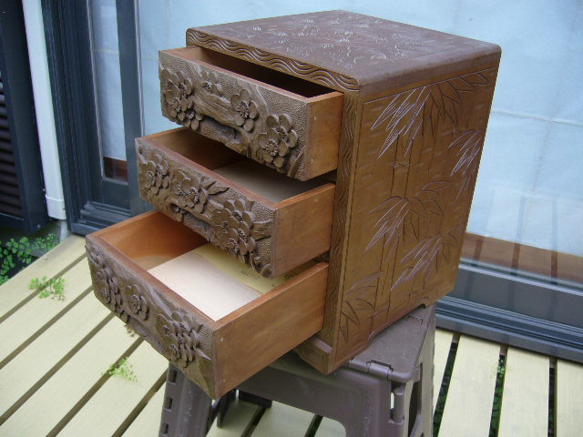 日光彫 二段小引き出し 日光彫 二段小引き出し 公式通販 日光彫