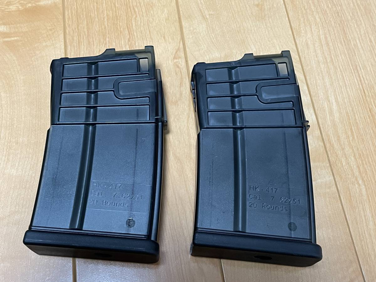 VFC HK417 G28 ガスブロ GBB 用マガジン 2本 国内バルブに変更済み