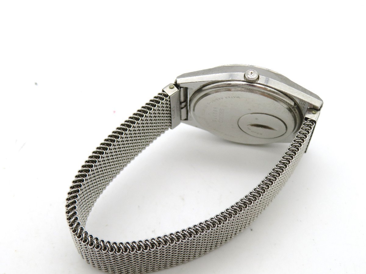 新品電池 稼働 SEIKO グランドクオーツ 砂目9943-8030 メンズ 1円◇稼働◇ セイコー 9943-8030 シルバー クオーツ ユニセックス