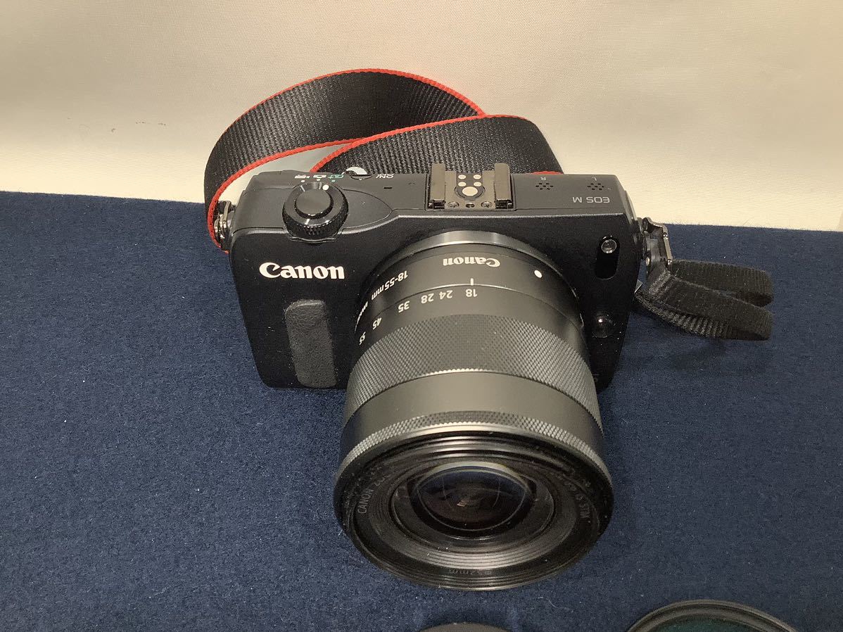 Canon キヤノン EOS M ミラーレス 一眼レフ DS126391 ZOOM LENS EF-M 