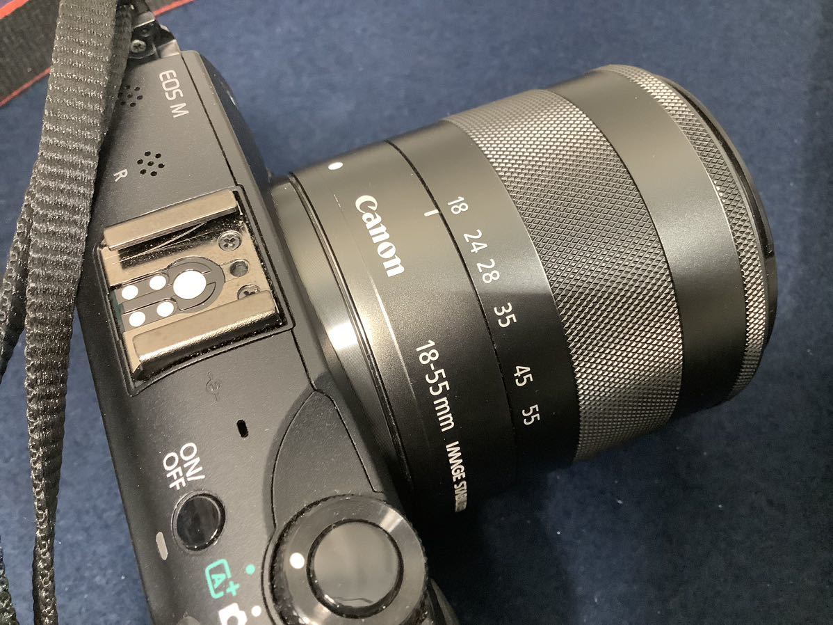 Canon キヤノン EOS M ミラーレス 一眼レフ DS126391 ZOOM LENS EF-M 