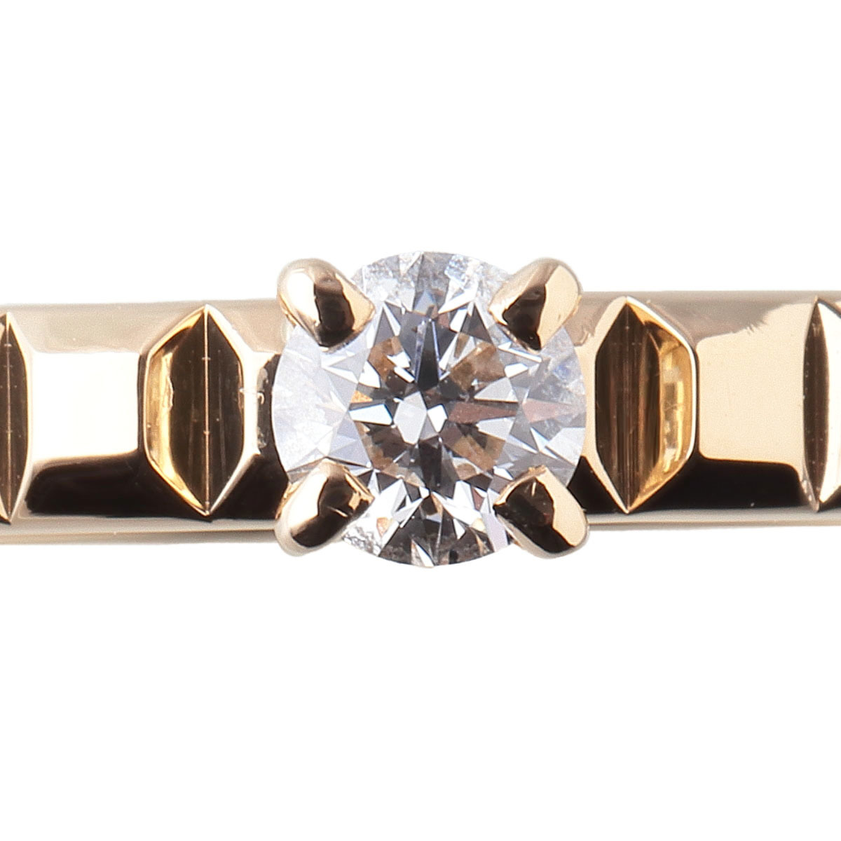 ブシュロン キャトル クルドパリ ソリテール リング ダイヤ0.20ct D
