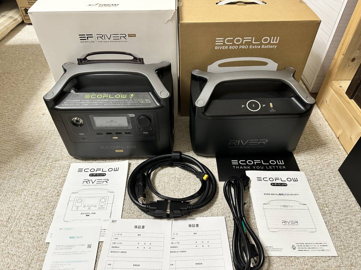 ecoflow RIVER600 PRO専用 エキストラバッテリー-battery EcoFlow