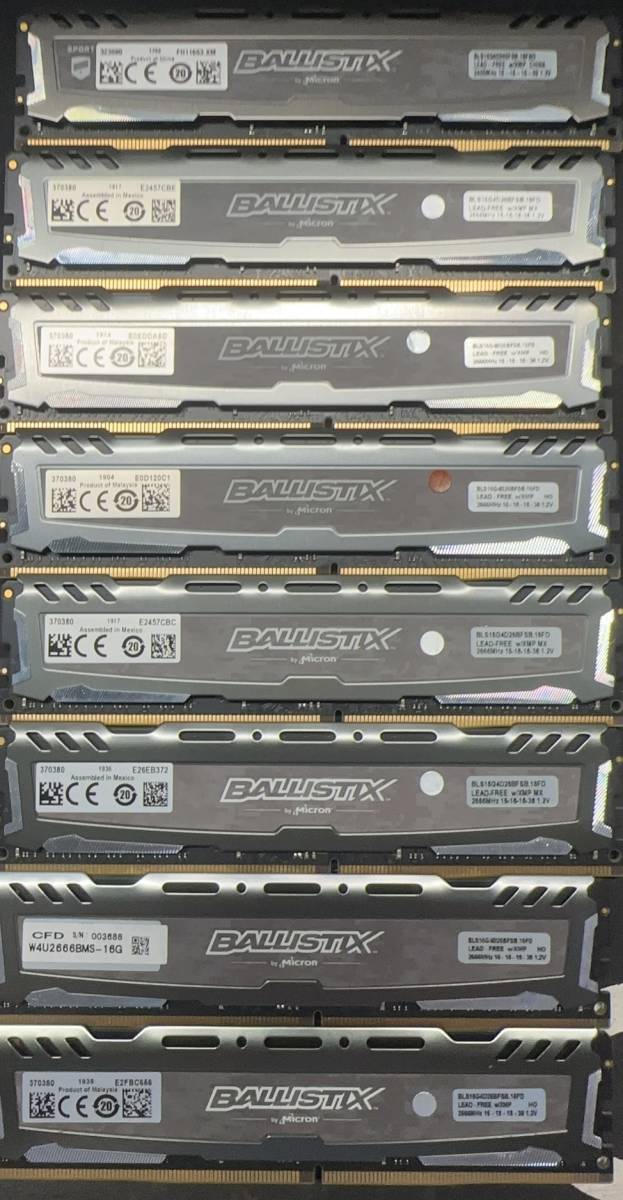 BALLISTIX 16GB 32GB Ballistix DDR4 CRUCIAL DDR4-2666MHz Crucial