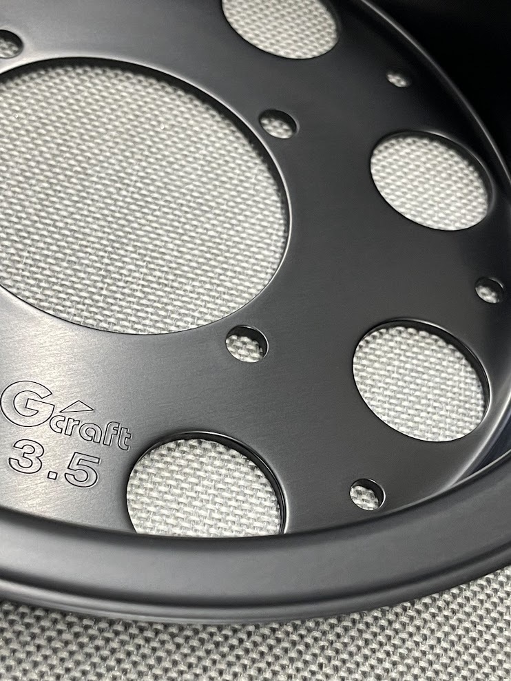 Gクラフト G-craft 10インチ5.5Jホイール R&P/モトラハブ用 艶消し