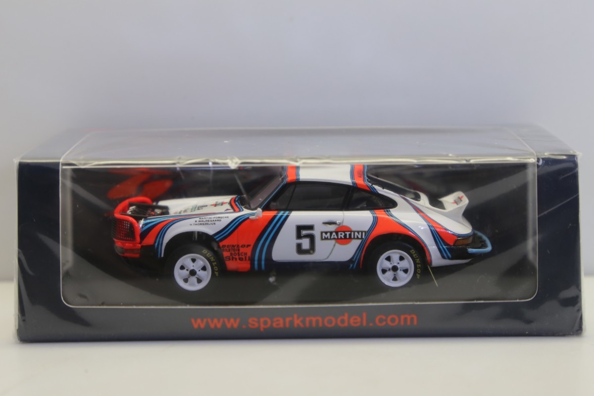 スパークモデル 1/43 ポルシェ 911SC 3.0 1978 サファリ ラリー 4位 #5 B.ワルデガルド/H.トーゼリウス　S4018　510CE/50