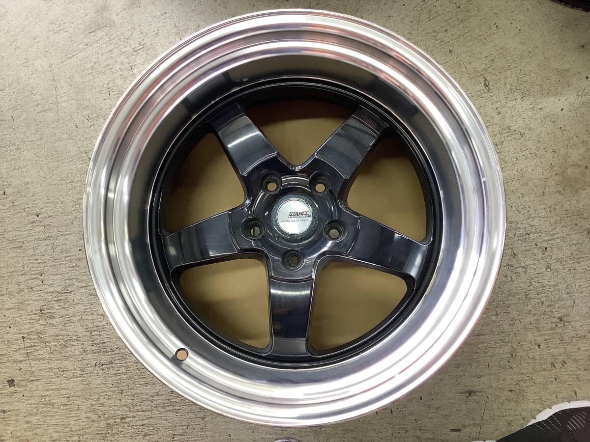 送料無料J93◇STANCE MAGICスタンスマジック 深リムアルミ 18×9.5J+18 