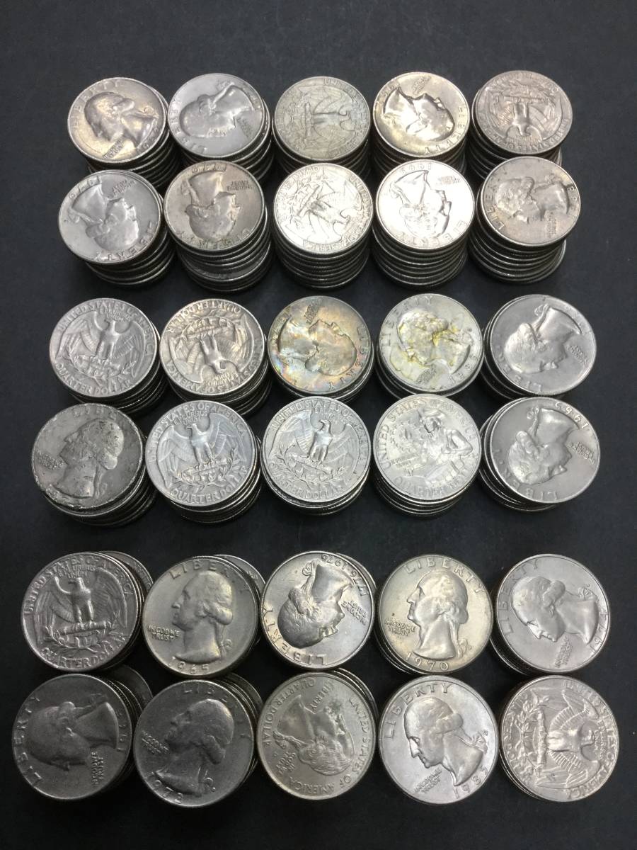 1965 コインの通販 アメリカ硬貨☆２５セント（1965年〜）☆３００枚