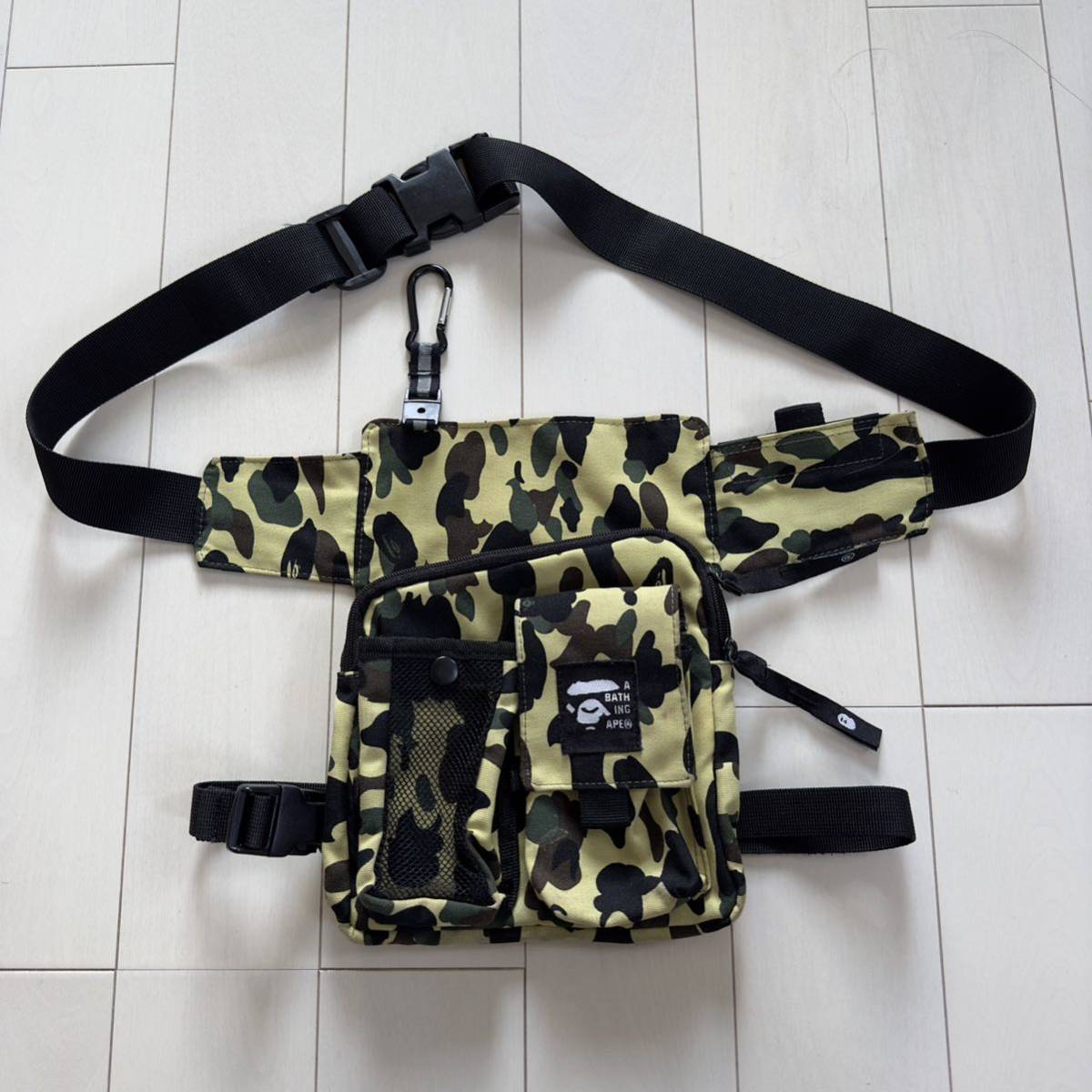 Rare A BATHING APE 1990s 1st camo shoulder bag NIGO archive アベイシングエイプ　90年代　ファーストカモ　ショルダー　バック