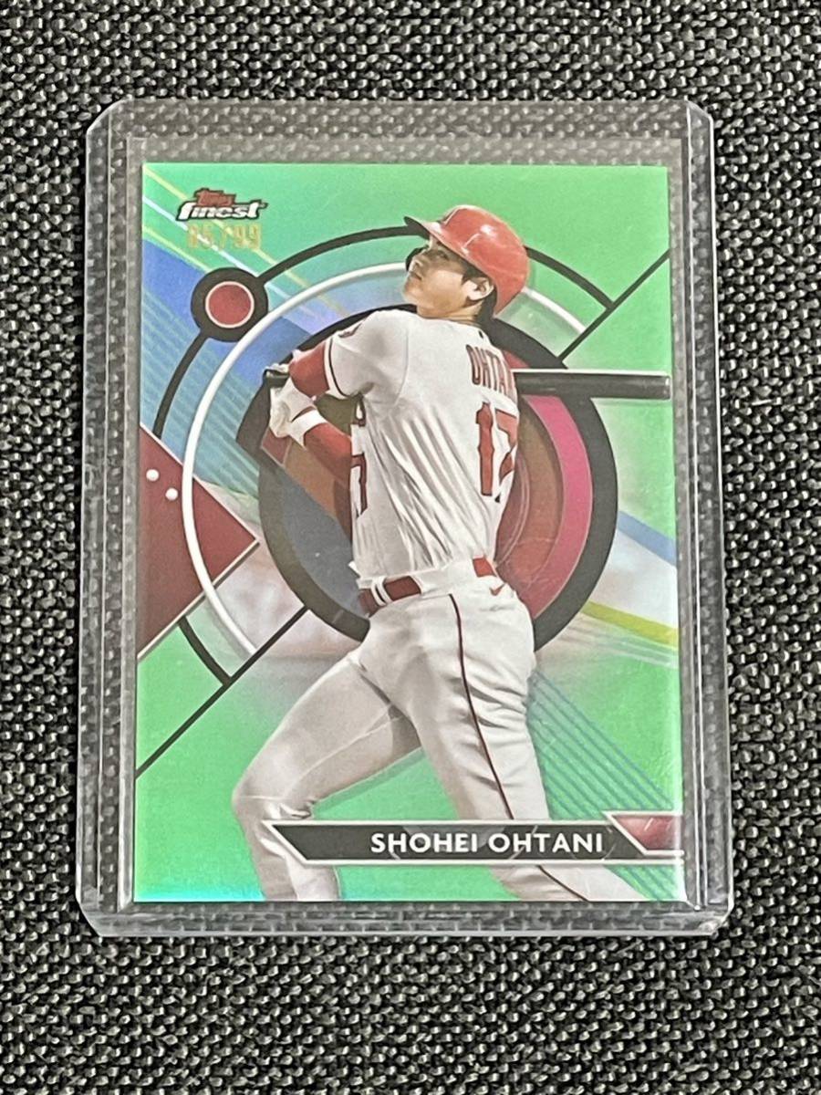 大谷翔平 2023 Topps Finest Green Refractor 世界99枚限定 Shohei 