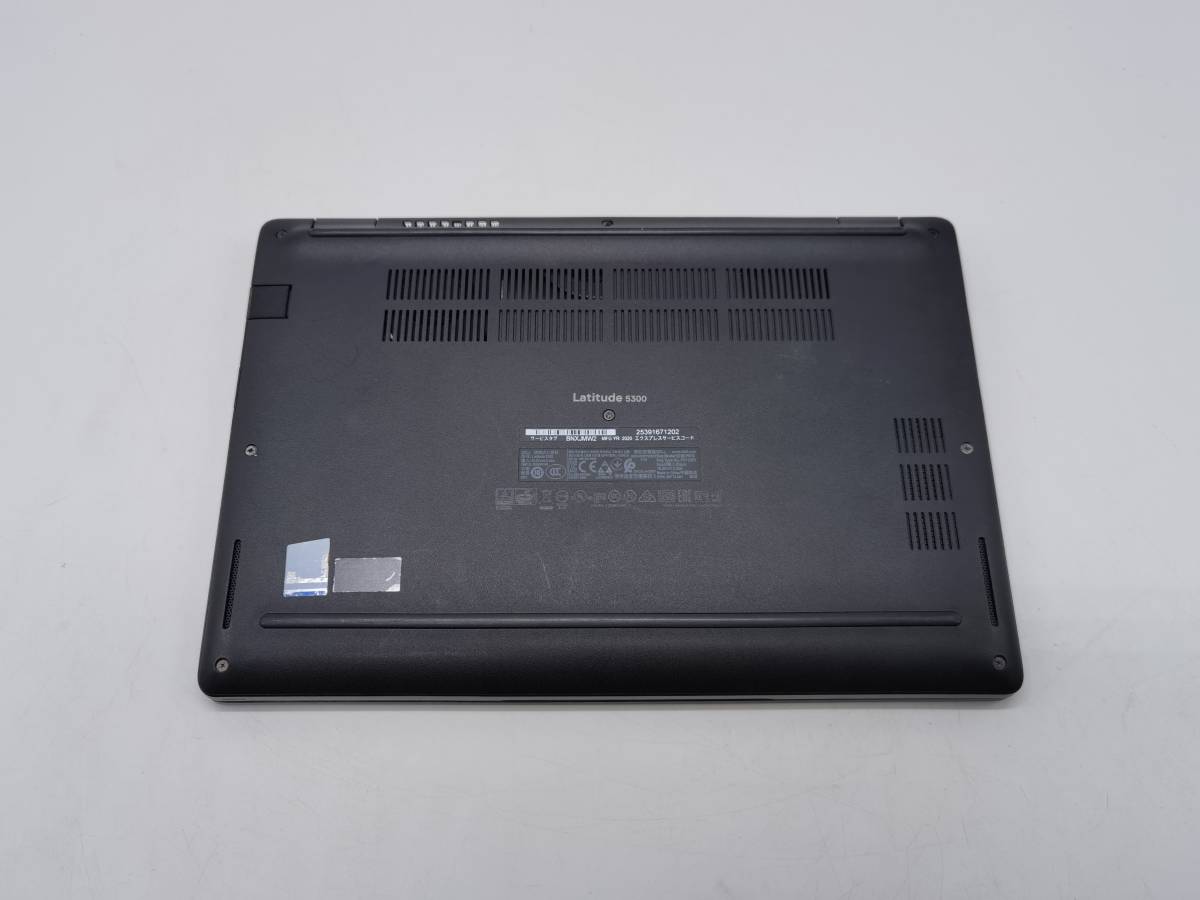 ジャンク／Dell デル Latitude 5300／ Intel Core i5‐8365U 1.60GHz
