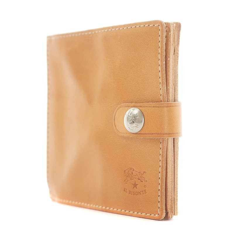 イルビゾンテ IL BISONTE 二つ折り財布 オレンジ IL BISONTE イル
