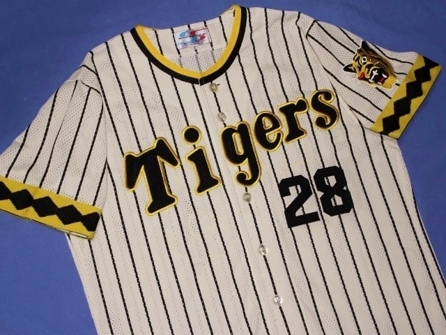 阪神タイガース28 江夏豊 幻の1976復刻[輝流ライン]ユニフォーム 南海