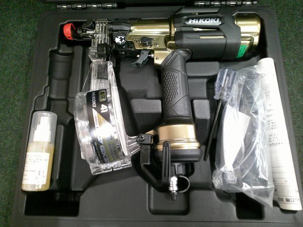 未使用 HiKOKI ハイコーキ ビス打ち機 41mm 高圧ねじ打機 WF4HS(エア釘  