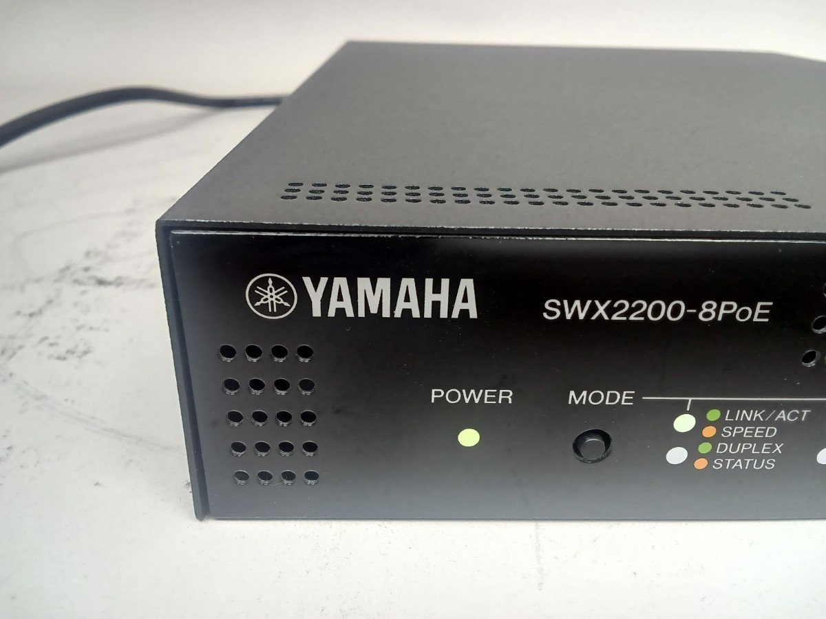 YAMAHA スマートL2スイッチ SWX2200-8PoE ② YAMAHA スマートL2