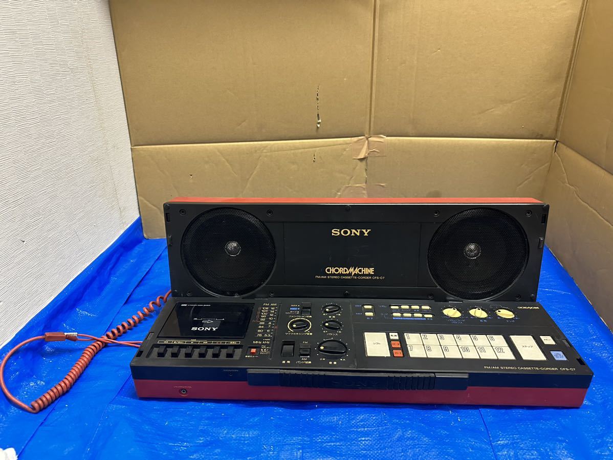 ジャンクSONY CFS-C7 コードマシーン SONY - SONY CHORD MACHINE