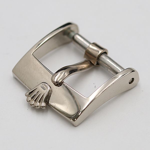 1円 良品 ロレックス 18K/750 3.4g 純正尾錠 バックル 18mm用 シルバーカラー メンズ腕時計 MTM 2000000