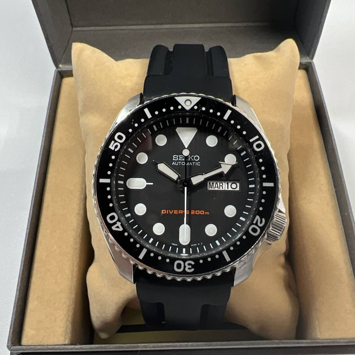 稼働品】セイコー SEIKO 7S26-0020 ブラックボーイ ダイバーズ DIVER