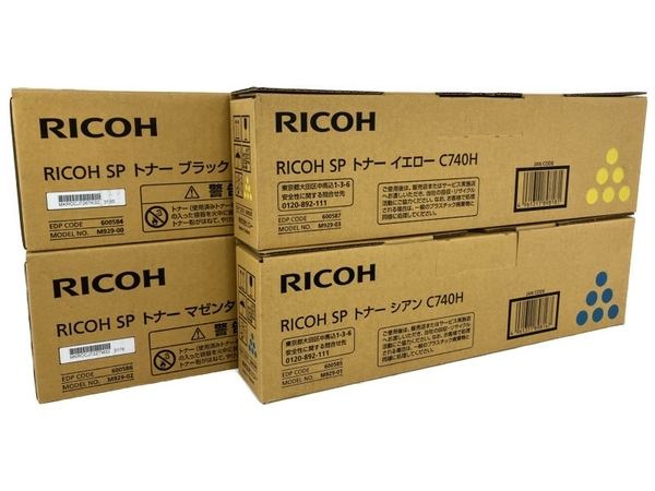 RICOH C740H トナー インク シアン マゼンタ イエロー ブラック 4色