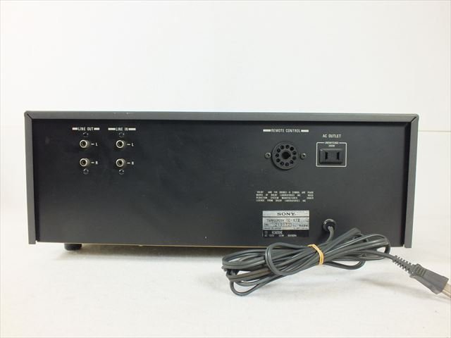 ★SONY TC-k7Ⅱ★ カセットデッキ ☆ SONY ソニー TC-K7II カセットデッキ 中古 現状品 231001N3291
