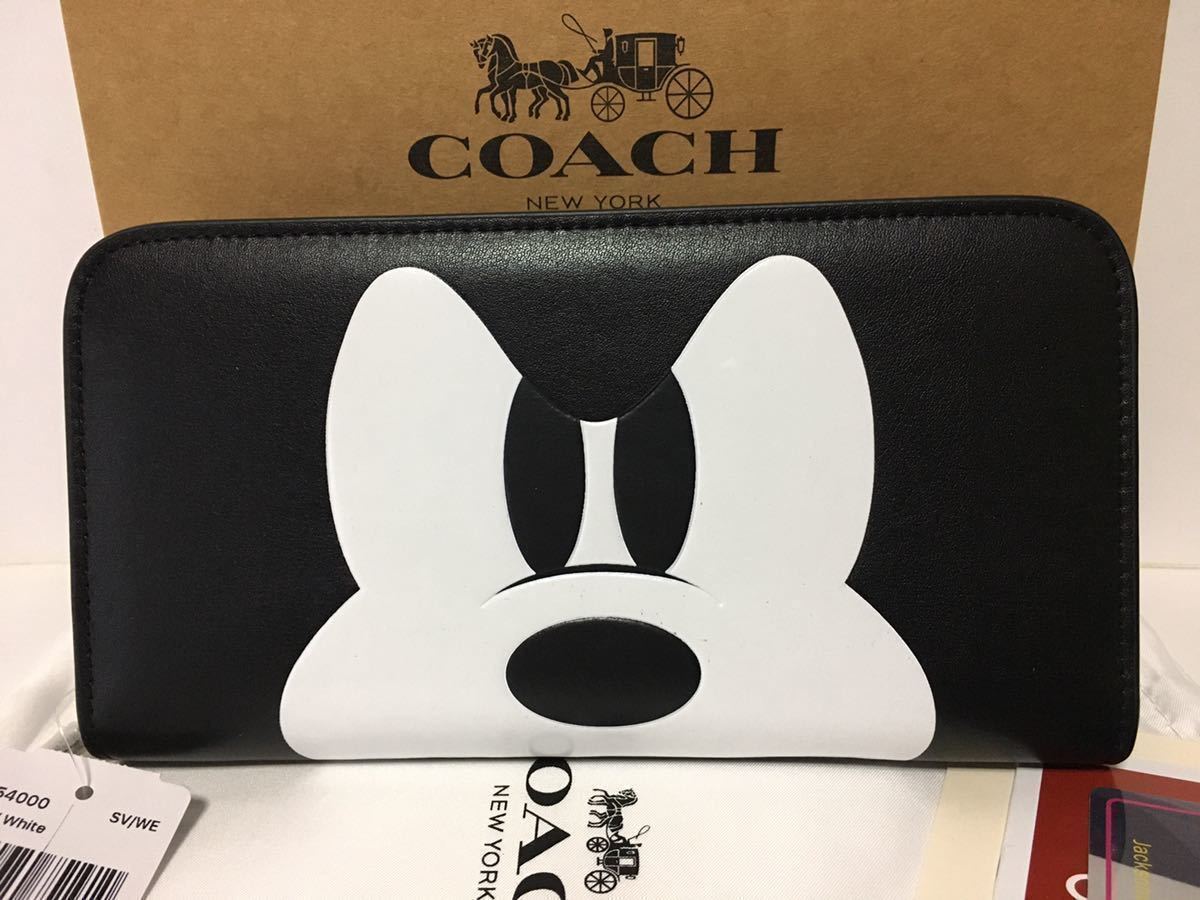 Coach ディズニーコラボ財布 Coach コーチ ミッキー長財布 コーチ