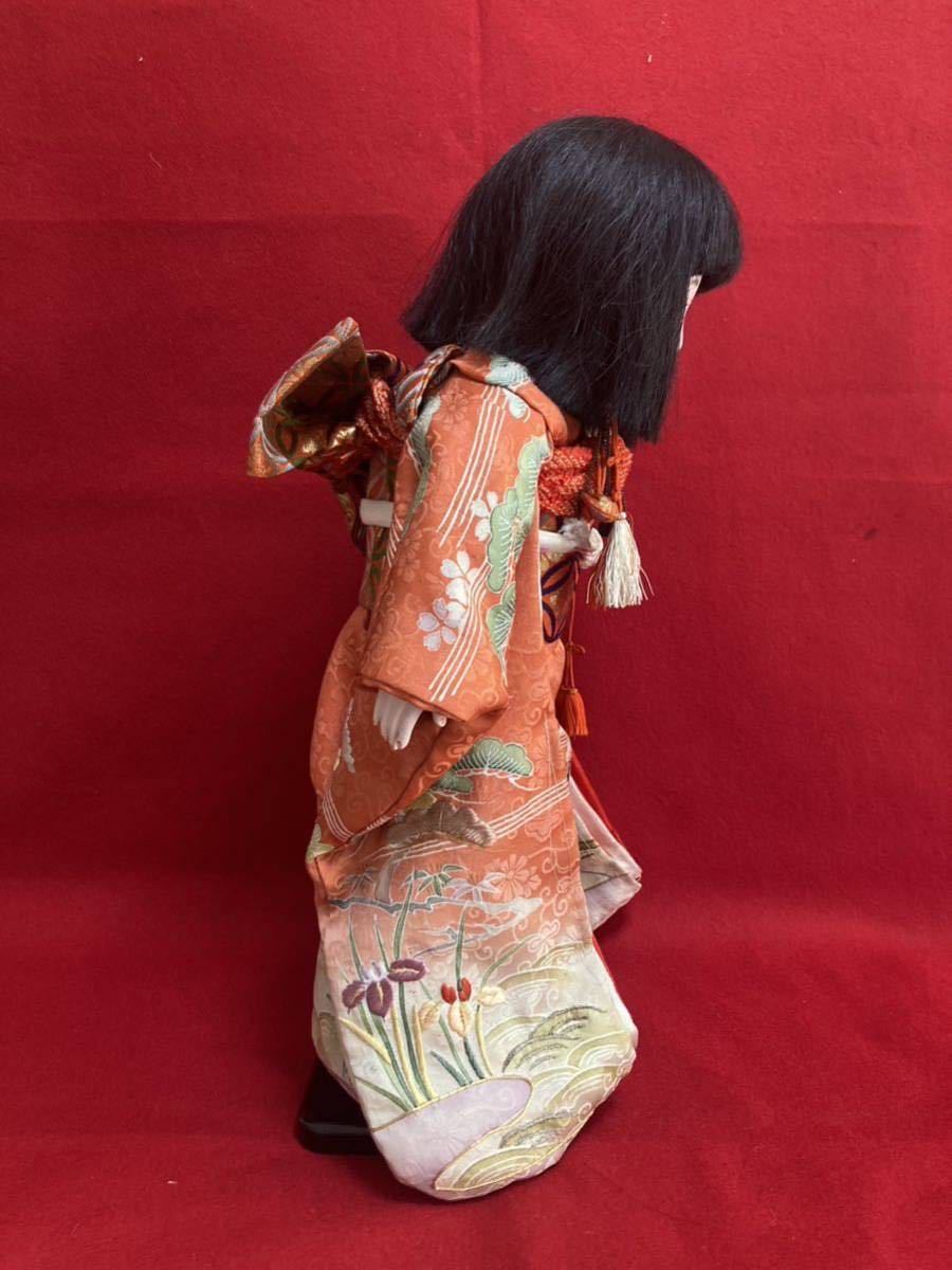 旧家所蔵品 市松人形 アンティーク 抱き人形 大木平蔵 丸平 豆人形
