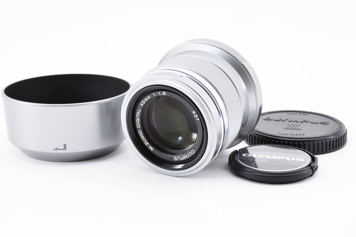 ☆外観美品 完全動作品☆ オリンパス OLYMPUS M.ZUIKO DIGITAL 45mm F1.8